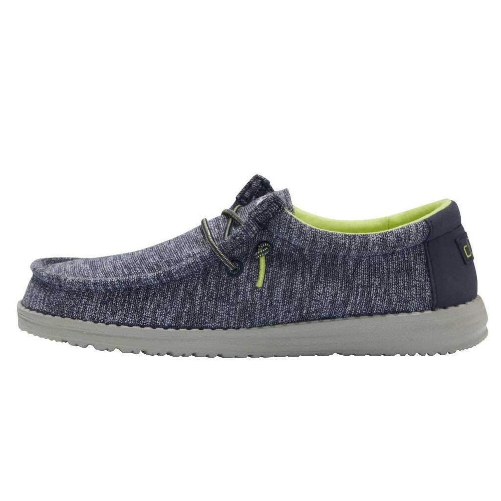 HEYDUDE BOY'S WALLY YOUTH DOODLE SIZE 11 | BOYS SHOES | BOY'S LACE UP LOAFERS |